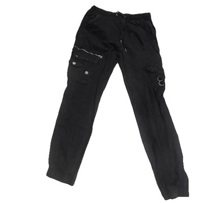 Broken Threads Men's Cargo Pants Black Utility Rider Moto Biker Size Large