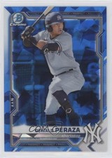 2021 Bowman Chrome Sapphire Edition Chrome Prospects Oswald Peraza #BCP-220 6u5