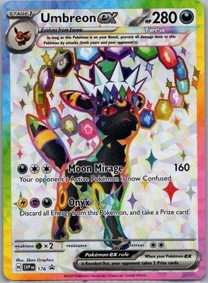 Umbreon ex - 176 Promo SVP 176 SV: Scarlet & Violet Promo Cards NM