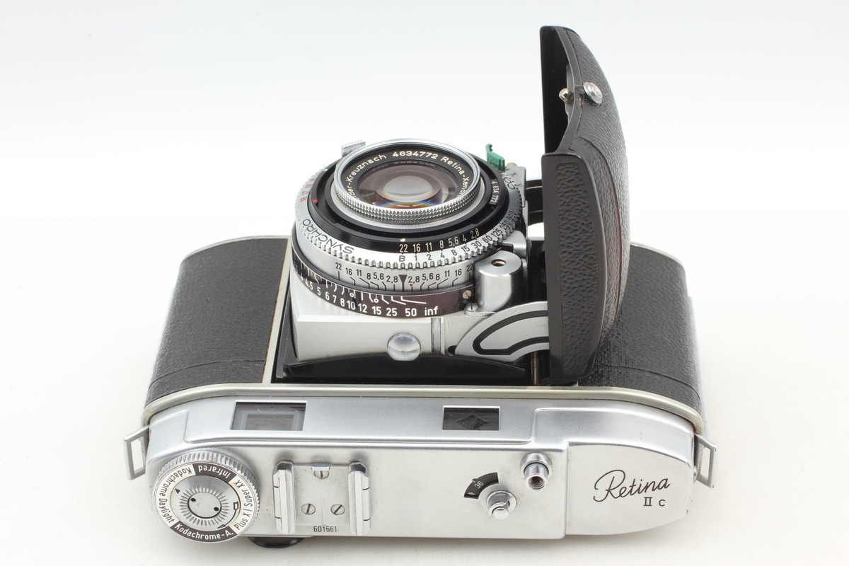 Near MINT w/ Case] Kodak Retina IIc Film Camera Xenon 50mm