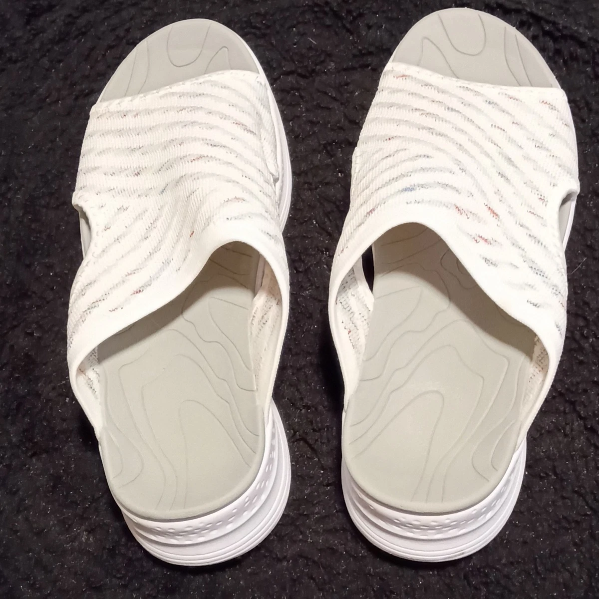 EVA Foam Slides Bone White New Mens sizes Unbranded Slide White Rubber Sandals for Men for sale | eBay main image 3