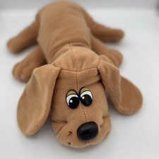 Tonka Pound Puppies Plush Dog Unisex Small Tan 1985 Vintage Retro Stuffed Animal