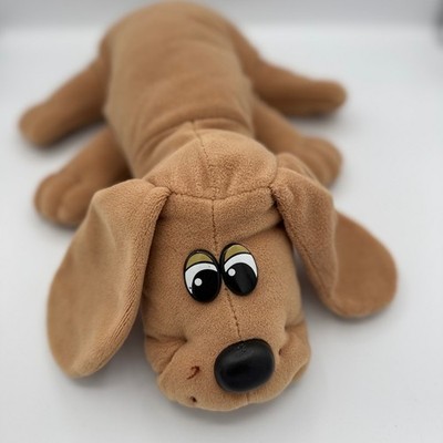 Tonka Pound Puppies Plush Dog Unisex Small Tan 1985 Vintage Retro Stuffed Animal