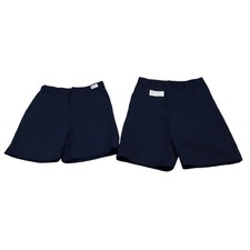 Authentic Galaxy Shorts Boys 16 Blue Set of 2 School Uniform Adjustable Waist