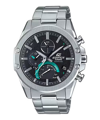 Casio Edifice Super Slim Chronograph Bluetooth  + Solar Mens Watch EQB1000D1A