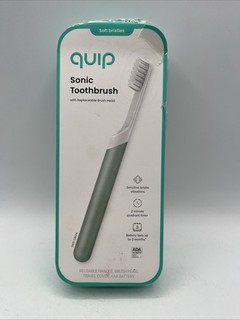 Quip Sonic Toothbrush with Soft Bristles Sage Green