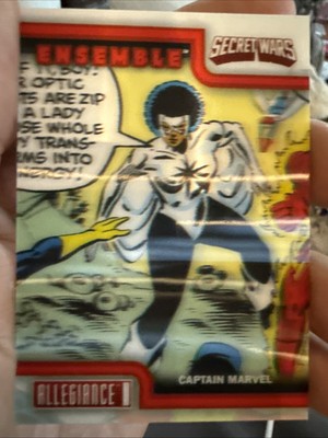 2023 Marvel Allegiance Secret Wars Captain Marvel #E-22 Ensemble