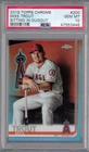 2019 Topps Chrome #200 Mike Trout Sitting In Dugout-Ref. PSA 10