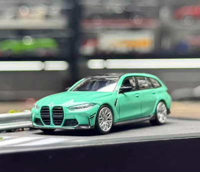 MINIGT 1:64 Green M3 M Performance Touring Sports Model Diecast Display Car