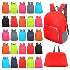 48 Pcs 17 Inch Backpack in Bulk Foldable Assorted Colors