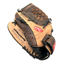 Rawlings RBG36TBR 12.5" Leather Baseball Glove Mitt LHT Left Hand Throw