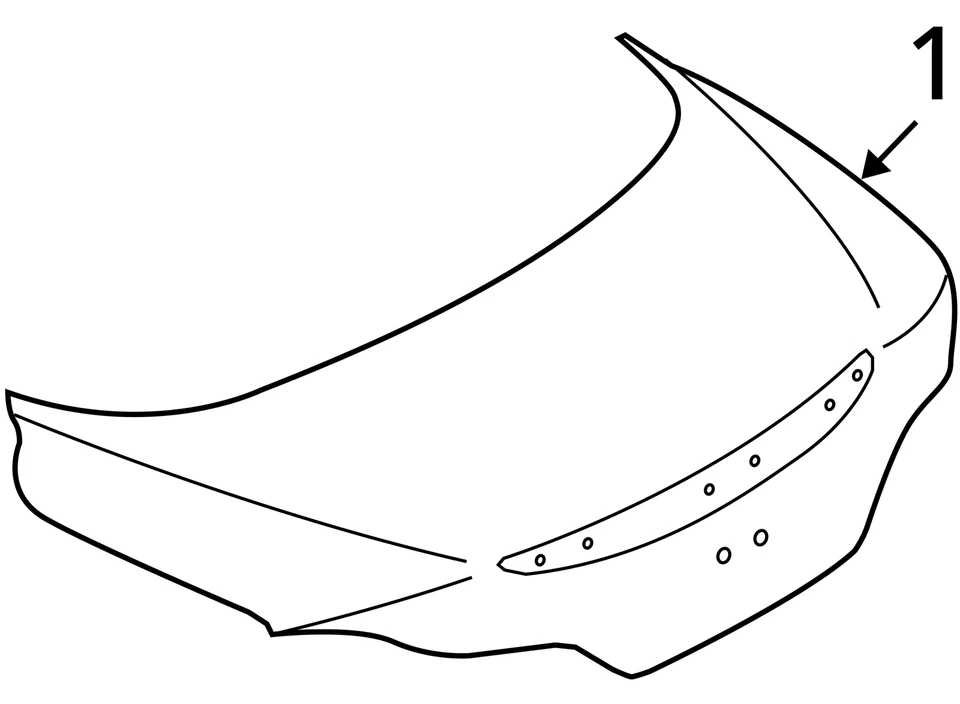 (LOCAL PICKUP ONLY) Trunk/Hatch/Tailgate 2 Door Convertible Fits 09-13 INFINITI Foto 4 de 4