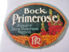 ETIQUETTE ANCIENNE BIERE BOCK PRIMEROSE BRASSERIE VERSCHAVE RONQ