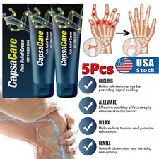 5PCS CapsaCare Neuropathy Massage Cream   Soothing Nerve Pain Relief 100g -US