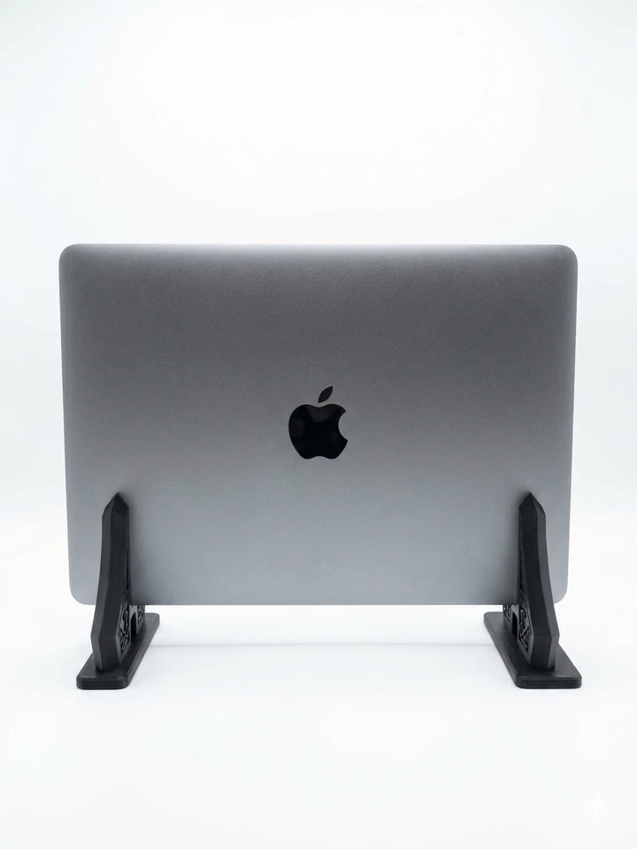 2x Soporte Vertical Portátil Estilo Vikingo - Laptop Stand 3D con Almohadillas P - Imagen 2 de 4