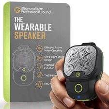 GOTOOLZ Wearable Bluetooth Speaker, 5.4 Clip On Wireless Speaker...