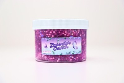 Lavender Crunch Slime / 8oz Jar / Lavender Scented / Wellness / Stress Relief