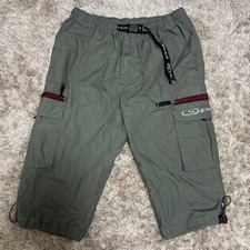 00s PIKO wide cargo pants 3/4 length nylon