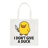 Gift Base I Don't Give A Duck Meme Lustige Spruch Rude Lehrerin Tasche Shopper
