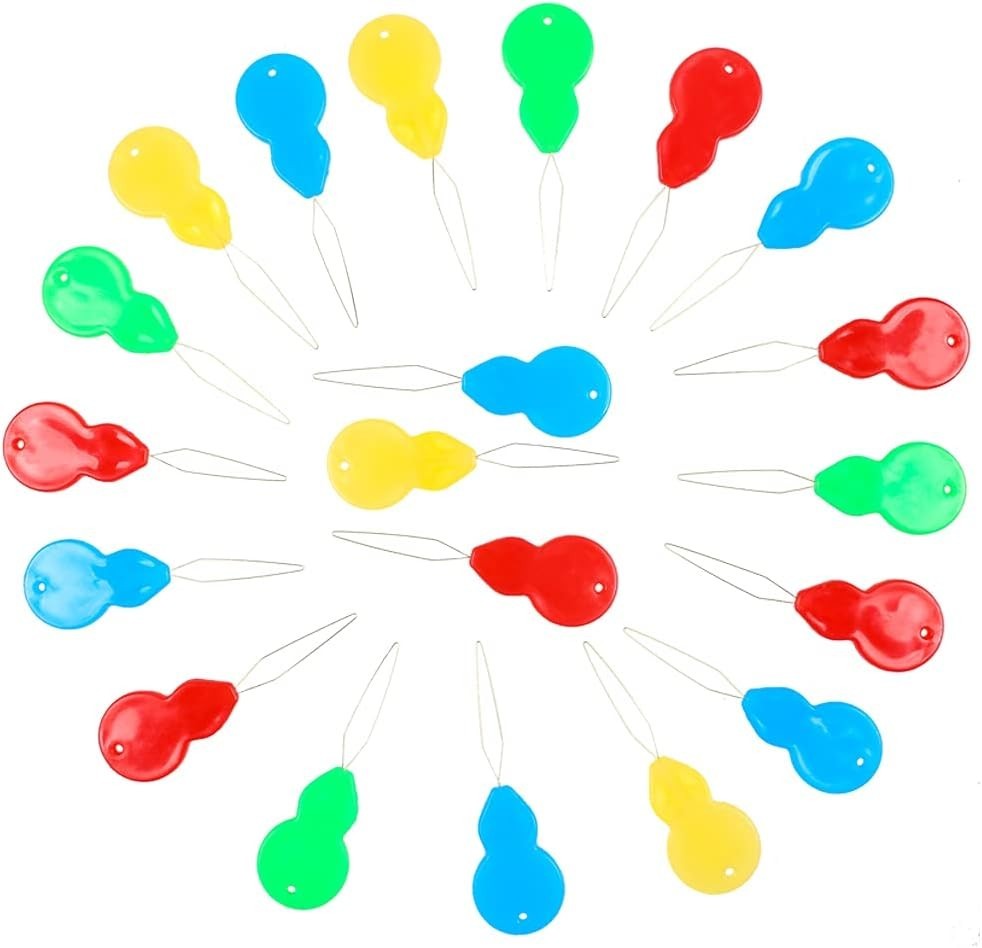 20Pcs Plastic Needle Threaders for Hand & Machine Sewing