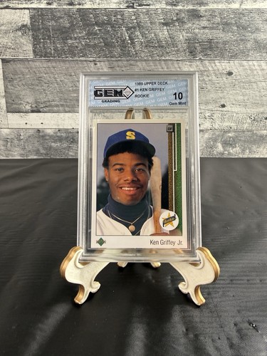 1989 Ken Griffey Jr Upper Deck #1 Gem Mint 10 RC Rookie Mariners Reds