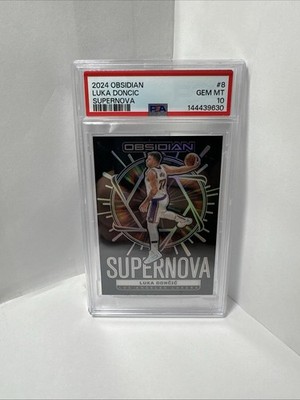 2024-25 Panini Obsidian Supernova Luka Doncic #/125 #8 Lakers SP🔥🔥PSA 10🔥🔥