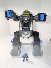 Imaginext Batman Batbot RC Control Transformador Robot Tanque con Control Remoto Funciona