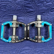 RockBros Perlin CNC Mountain Bike Pedals Black Blue Aluminum Alloy 9/16