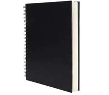 (Free Duty Tax) 8.5x11inches Hardbound Sketch Book, Spiral Bound Sketch Pad,