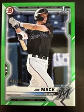 JOE MACK 2021 Bowman Draft #BD-159 GREEN Parallel  /99