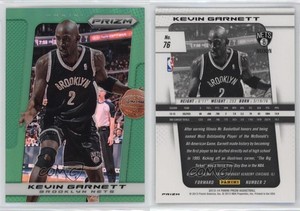 2013-14 Panini Prizm Retail Green Prizm Kevin Garnett #76 HOF