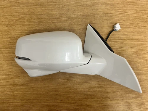 13-15 17 HONDA ACCORD SEDAN WHITE PASSENGER SIDE VIEW MIRROR W/CAMERA HEATED OEM