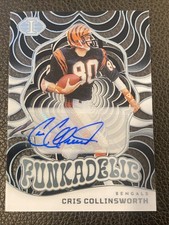 Cris Collinsworth #4 Funkadelic Auto Black /15 2023 Panini Illusions Bengals *1d
