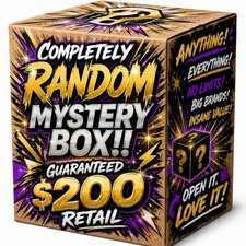 🔥 COMPLETELY RANDOM  BOX 🔥  🎁 GUARANTEED AT LEAST $200 RETAIL VALUE!