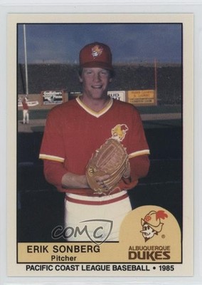 1985 Cramer Pacific Coast League Erik Sonberg #159 0q3