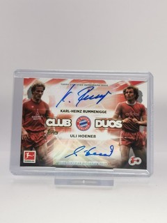 Topps Bundesliga 60 Years 2023/24 Rummenigge Hoeneß CDA RH Dual Auto