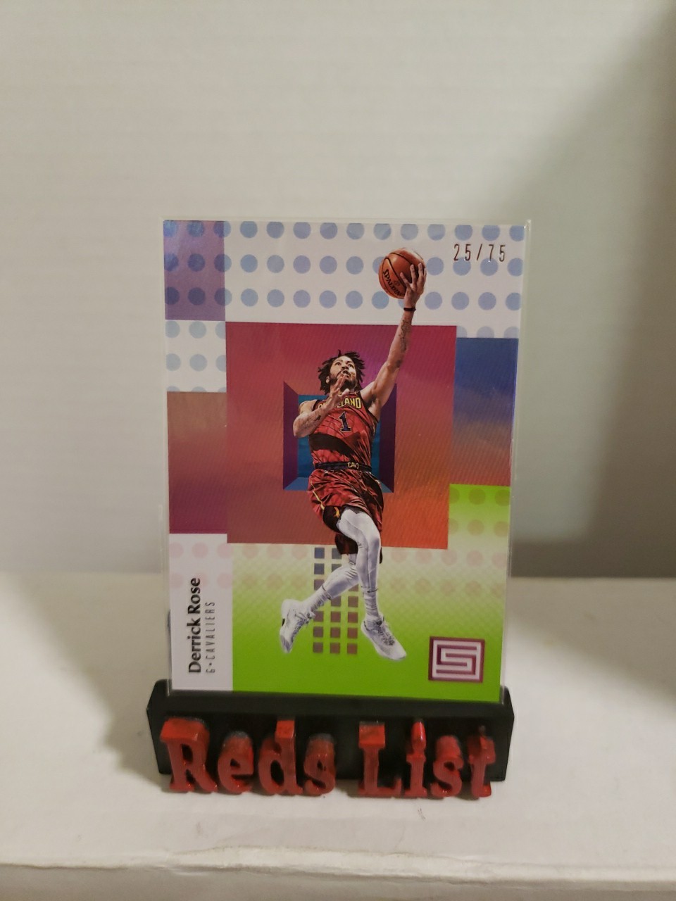2017-18 Panini Status Green #36 Derrick Rose 25/75 Cleveland Cavaliers 