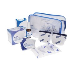 Bruder Hygienic Eyelid Care Kit Moist Heat Compress Wipes Spray 42 Piece Set