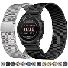 Quickfit Ersatz Armband Für Garmin Fenix 8 7 7X 6 6X Pro 5 5X Plus Milanese Band