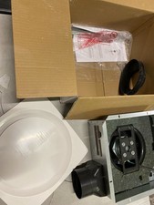 Aero Pure AP90-S G6 W Slim 90 CFM Quiet Bathroom Fan with White Grille