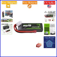 3S 2200mAh 50C LiPo Battery 11.1V with Dean-Style T Connector for RC Airplanes