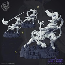 Dark elf miniatures - CastnPlay - DnD miniatures - Role Playing Game - Tabletop