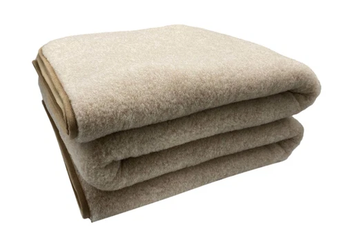 Wolldecke Lama Alpaca 20% Alpaca Wolle 80% Merino Wolle, Schurwolldecke (180x... - Bild 2 von 6