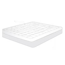 Comfort 18 In. Queen Polyester down Waterproof Alternative Mattress Pad for Bedr