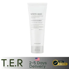 THE FACE SHOP White Seed Exfoliating Cleansing Foam 150ml | Brighten & Smooth