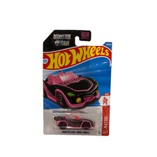 Hot Wheels Monster High Ghoul Mobile (pink), 2/5 1:64 Scale Die-Cast