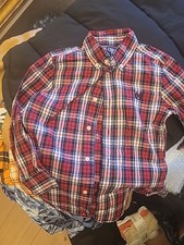 Chaps Ralph Lauren  Boys Shirt Button Down Long Sleeve Plaid - 6