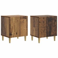 Nachttisch Altholz 2Er Set 43X34,5X50 Cm Holzwerkstoff