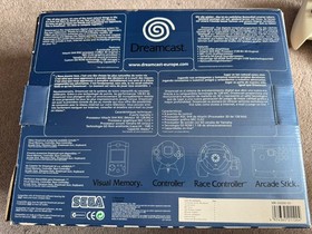 Sega Dreamcast Console - VA1 - HKT-3030 PAL Boxed with controller and VMU