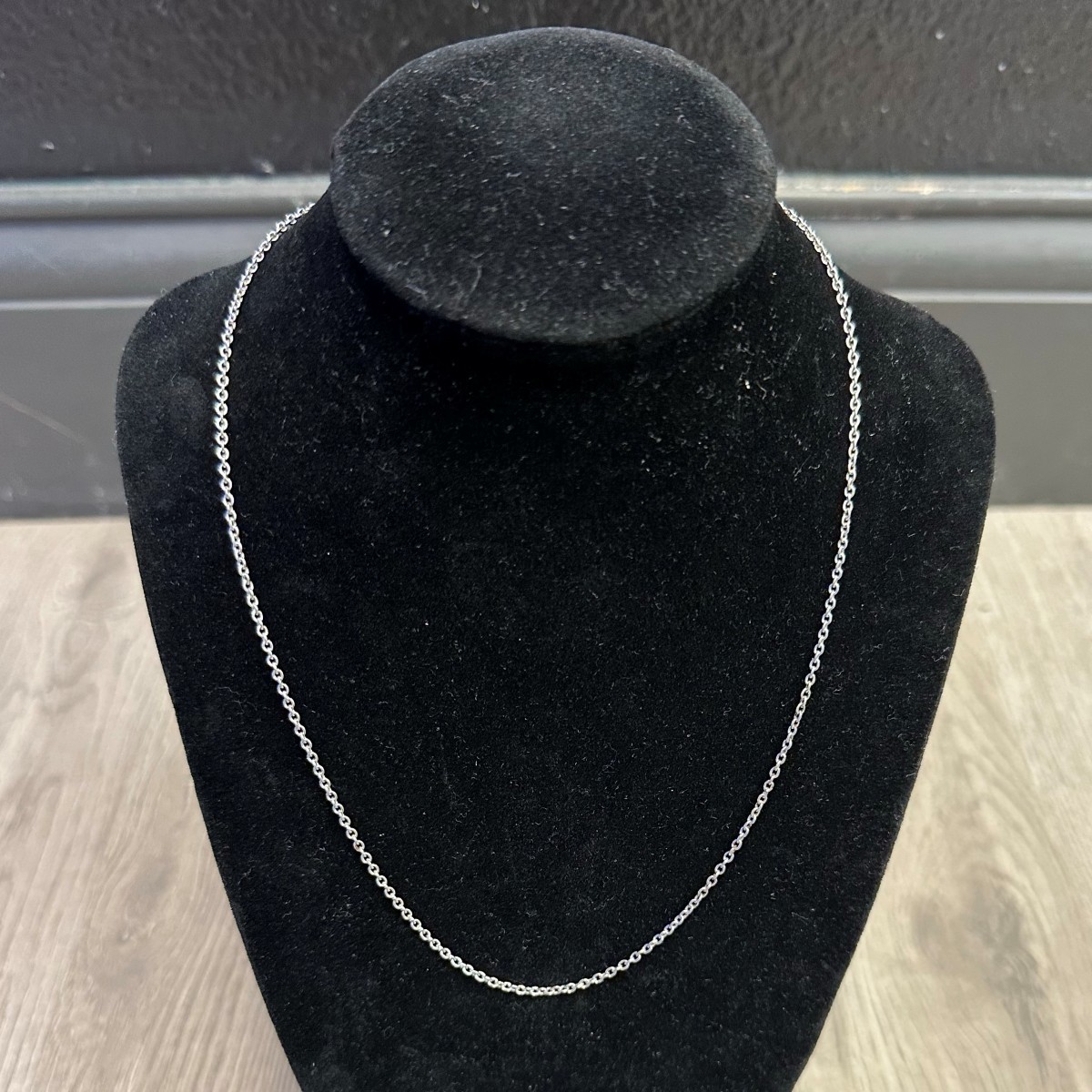 James Avery Solid Sterling Silver Cable Chain Nec… - image 1